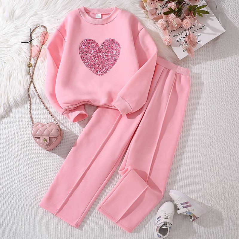 Ensemble sweat-shirt pour filles