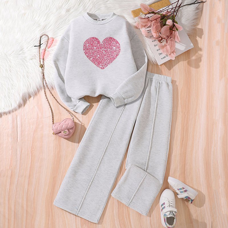 Ensemble sweat-shirt pour filles