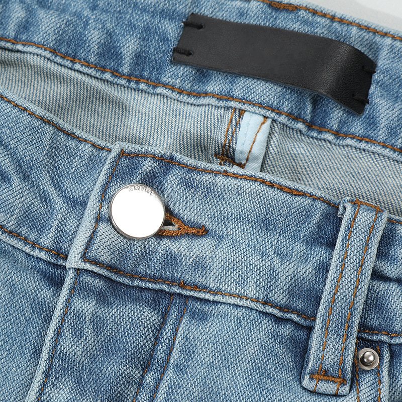 Jeans Patchwork de style américain pour hommes