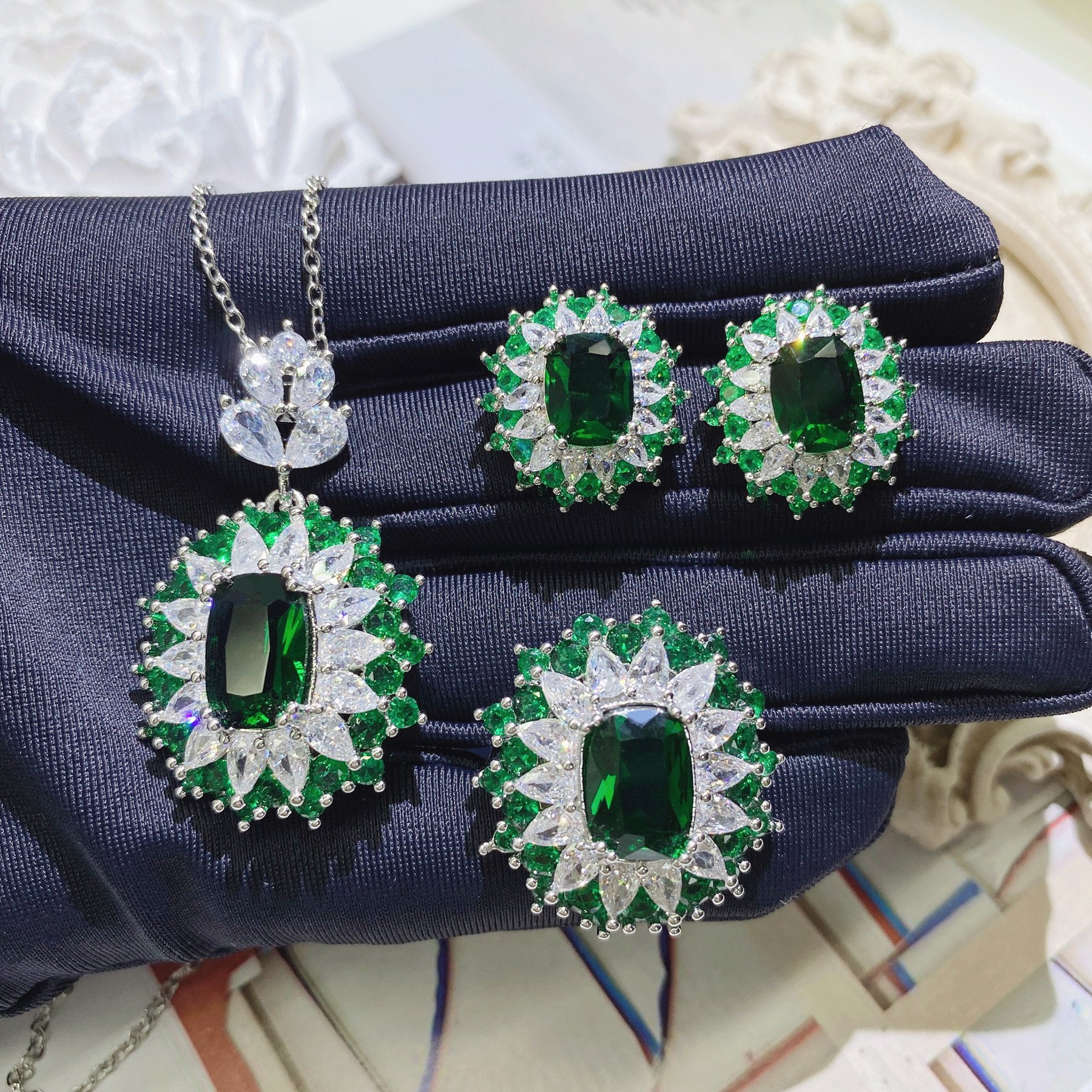 Ensemble bijoux diamond