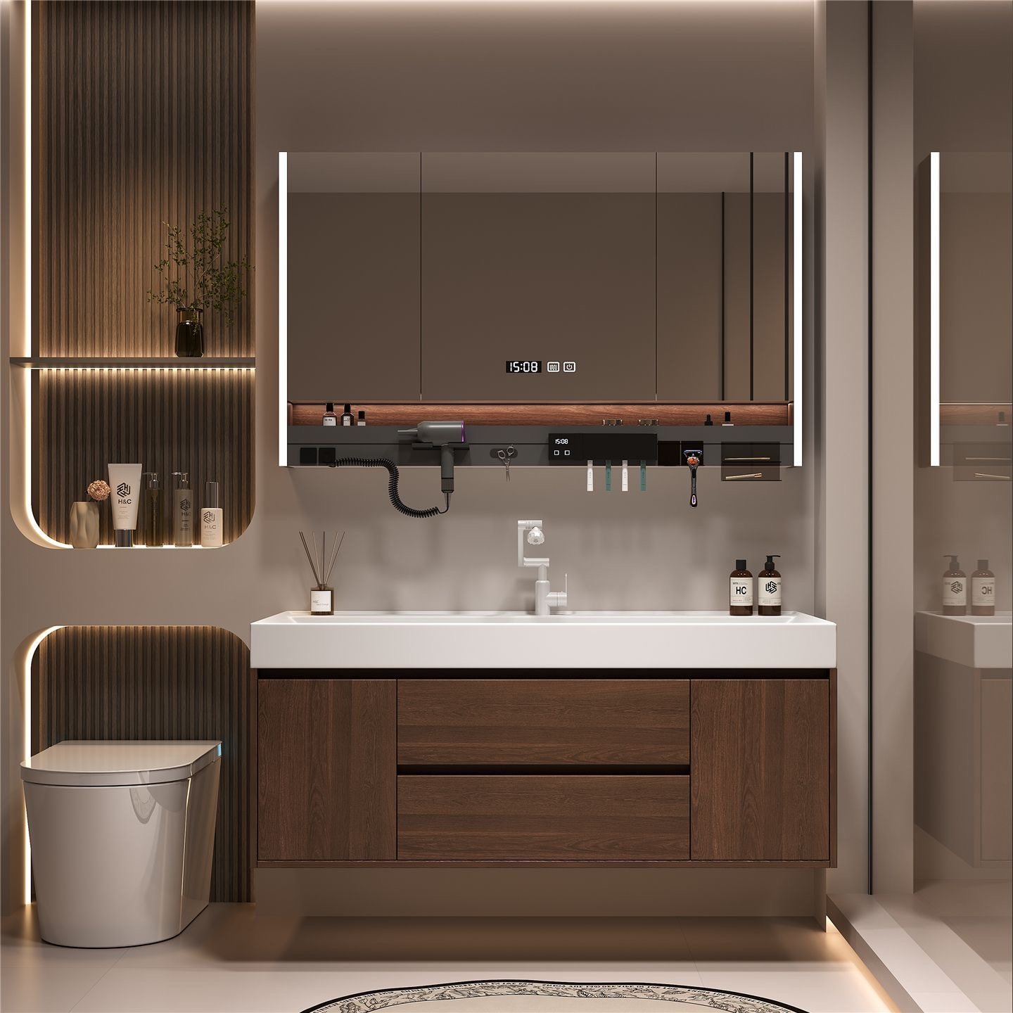 Armoire intelligente avec Lavabo